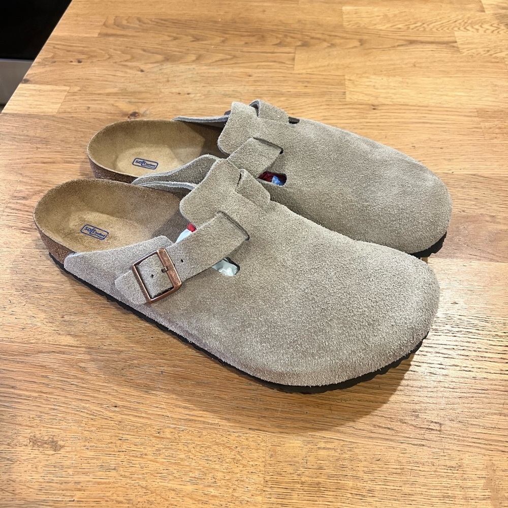 Birkenstock Tan Suede Loafers